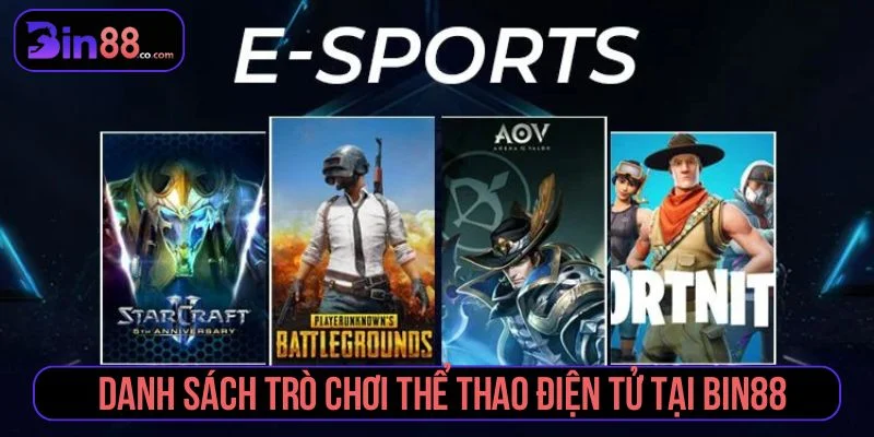 Cá Cược Thể Thao Điện Tử - Cách Đọc Kèo Esports Một số bộ môn phổ biến trong cá cược thể thao điện tử