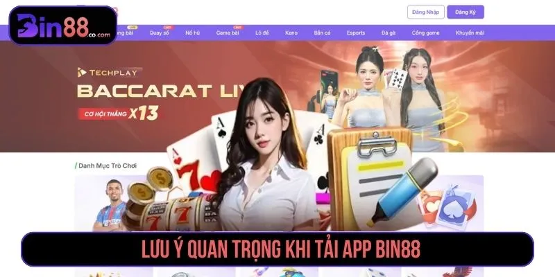 Tải App BIN88 - Cách Cài Đặt Android, iOS Và Bảo Mật Lưu ý khi tải app BIN88 để hạn chế lỗi cài đặt