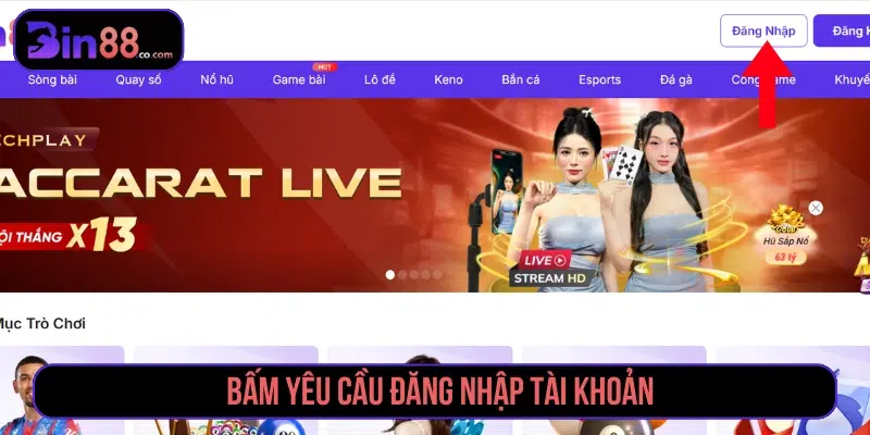 Đăng Nhập BIN88 - Cách Truy Cập Và Xử Lý Lỗi Tài Khoản Yêu cầu đăng nhập BIN88